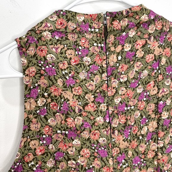 Jamie Brooke Wide-Leg Floral Print Vest Jumpsuit Vintage 90s Women’s Size M - Picture 10 of 16